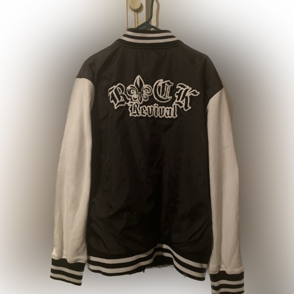 Rock revival varsity jacket